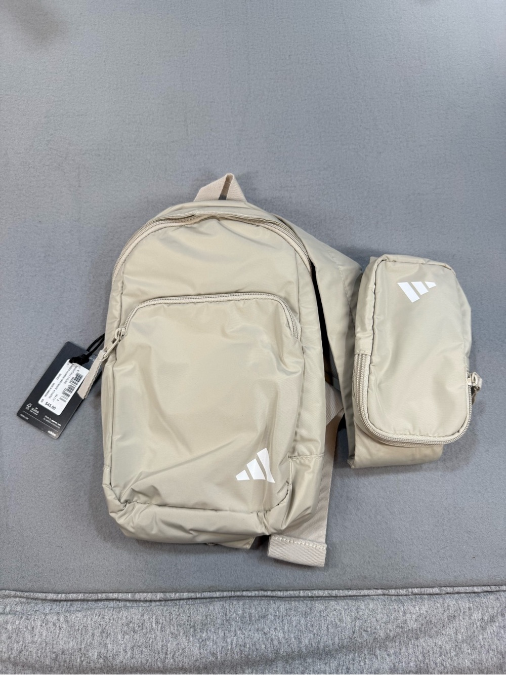 adidas Beige Essentials 2 Sling Crossbody Bag Wonder Pack